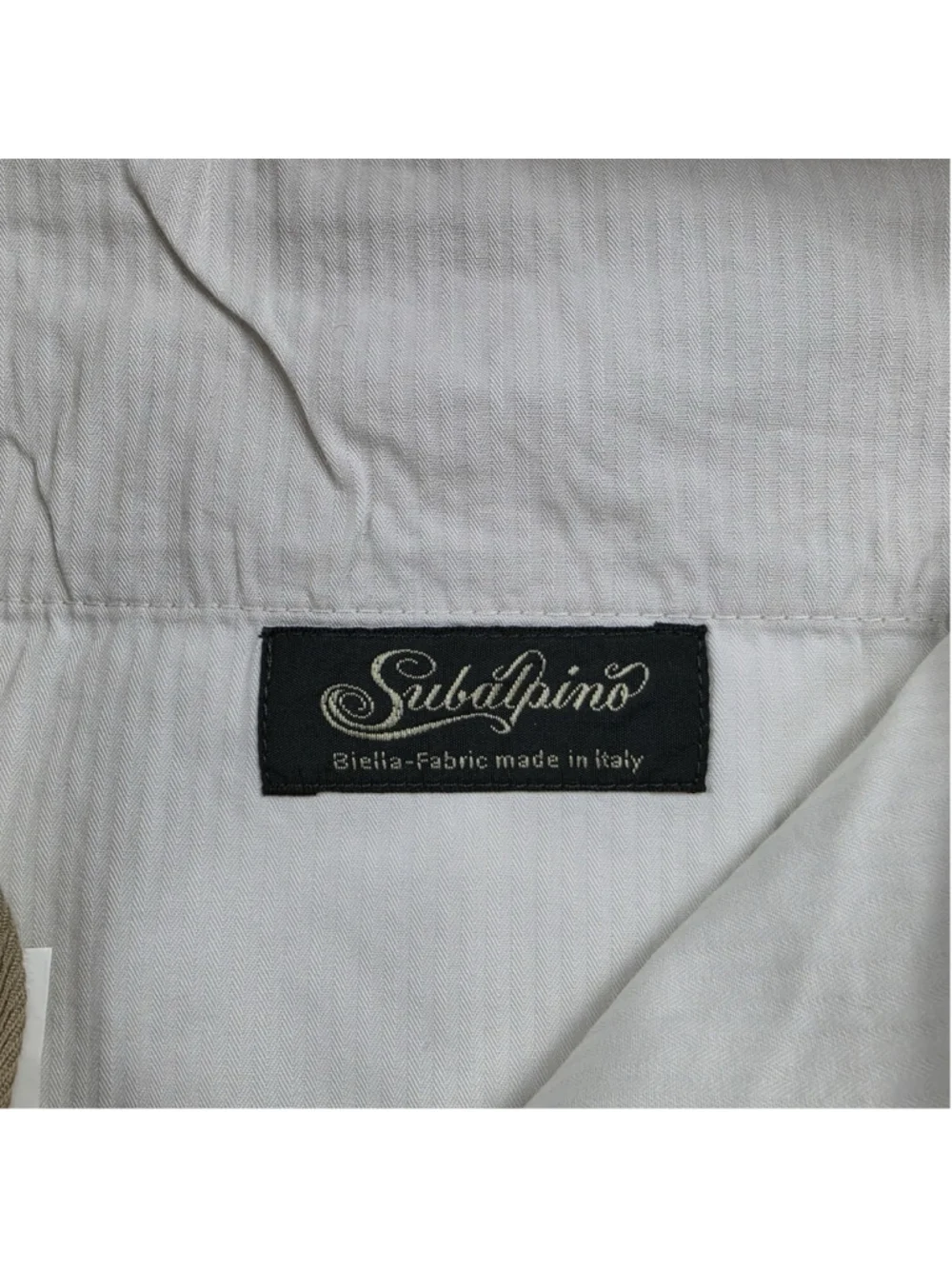 Suitsupply Jort Bennington Khaki Shorts Subalpino Italy Fabric Size 44R